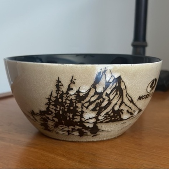 Mossy Oak Bowls Mountain Forest Scenes Stoneware - Picture 3 of 13